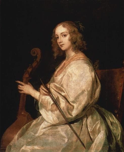 Portrait of Mary Ruthven, wife of the artist — Anthony van Dyck