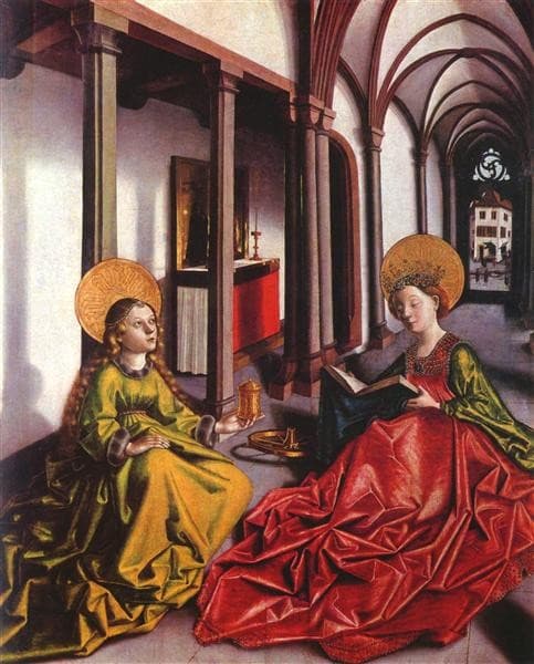 St. Catherine and Mary Magdalene — Konrad Witz