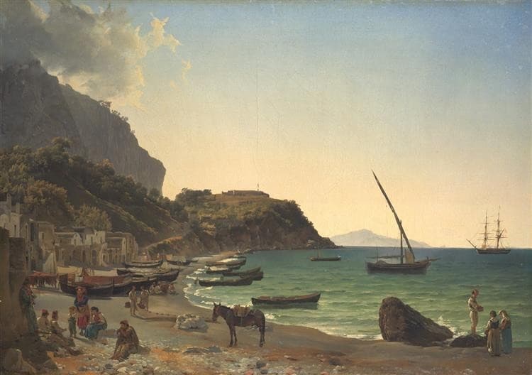 The Large harbor on Capri island — Sylvester Shchedrin