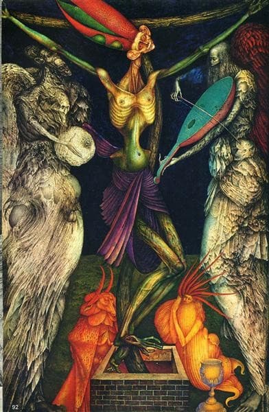 Crucification — Ernst Fuchs