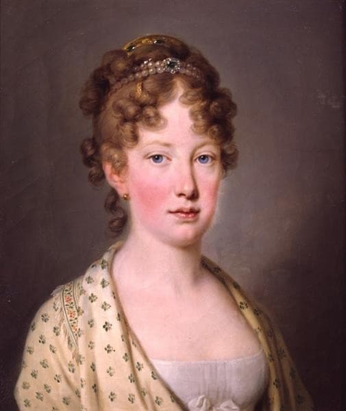 Portrait of Maria Leopoldina - Archduchess of Austria — Joseph Kreutzinger