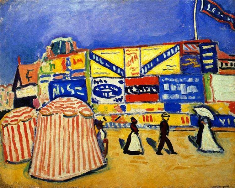 Posters at Trouville — Albert Marquet