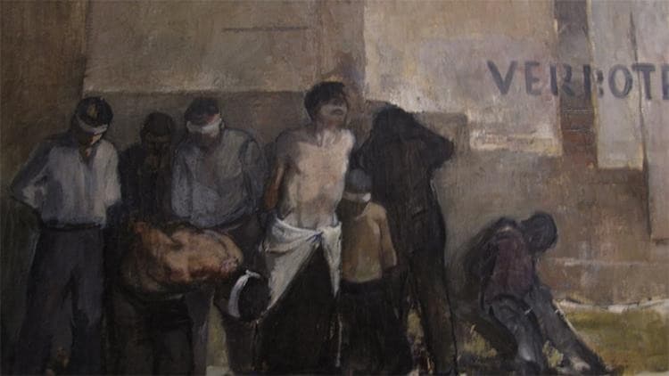 Execution of partisans — Alberto Sughi