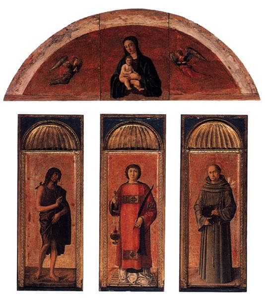 Triptych of St Lawrence — Jacopo Bellini