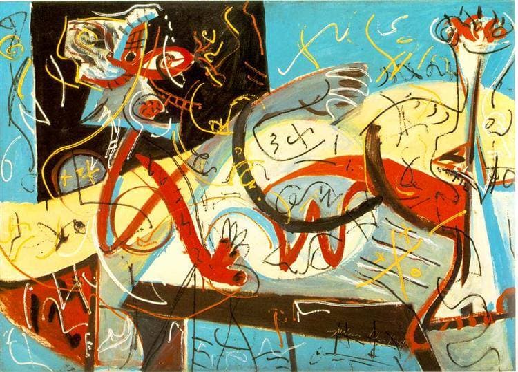 Stenographic Figure — Jackson Pollock