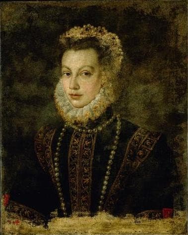 Portrait of Queen Elisabeth of Spain — Sofonisba Anguissola