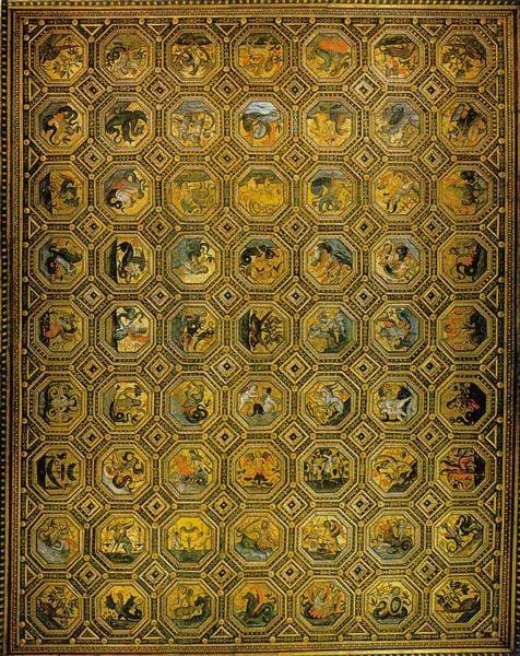 Semi-Gods Ceiling — Pinturicchio