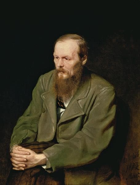 Portrait of the Author Feodor Dostoyevsky — Vasily Perov