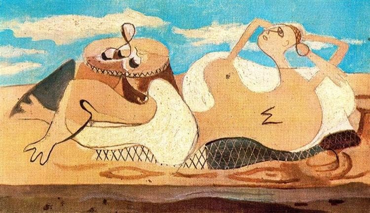 Nude Reclining on the pedestal — Georges Braque