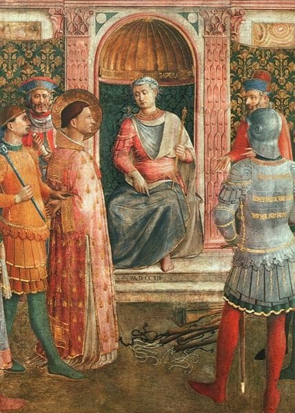 St. Lawrence on Trial — Fra Angelico