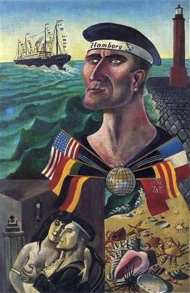The Goodbye to Hamburg — Otto Dix