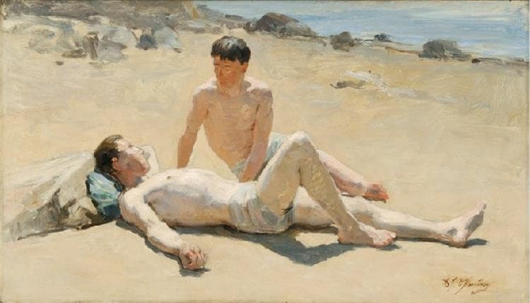 À La Plage — Chantron Alexandre-Jacques