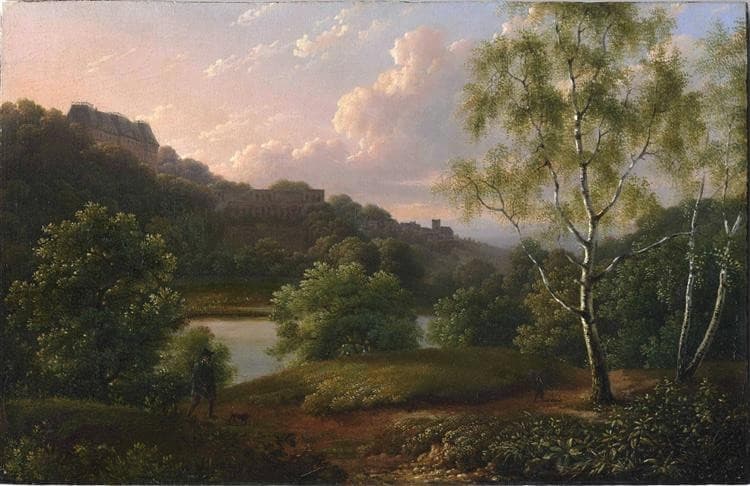 Chasseur Au Pied Du Château De Meudon — Jean Joseph Xavier Bidauld