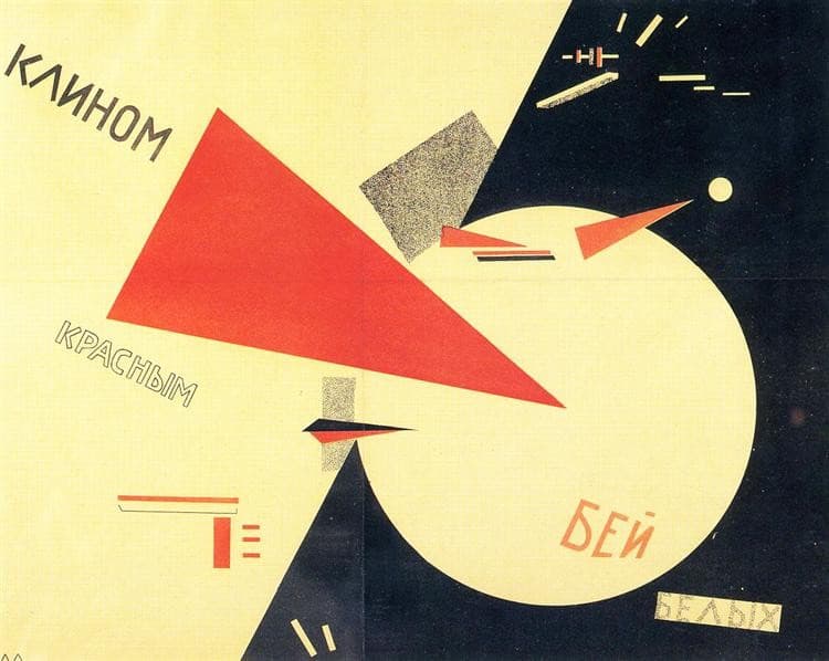 Beat the Whites with the Red Wedge — El Lissitzky