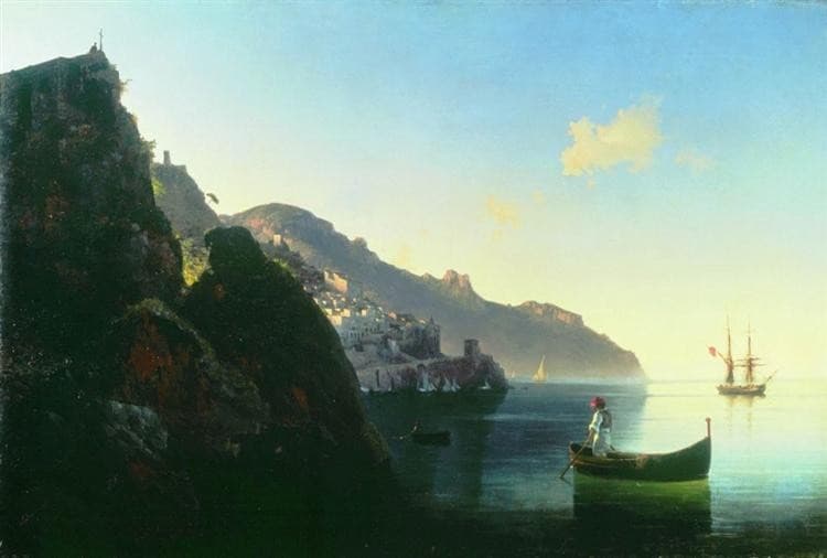 Побережье в Амальфи — Ivan Aivazovsky