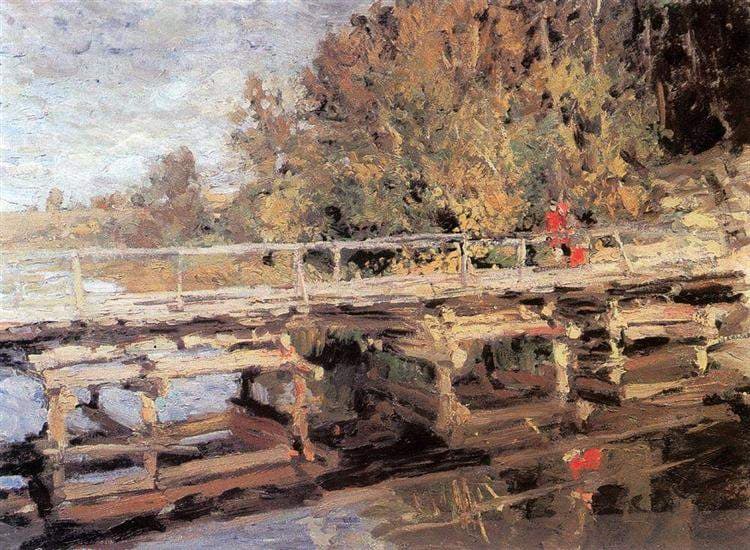 Осень. На мосту — Konstantin Korovin