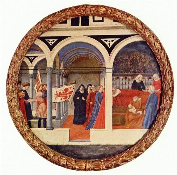 Birth tray — Masaccio
