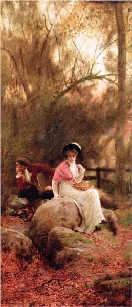 A Lovers' Spat — Marcus Stone
