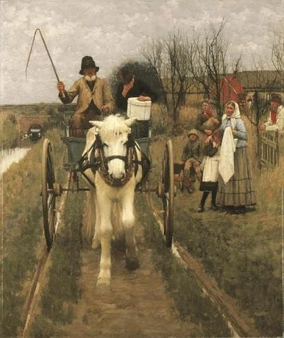 Leaving Home — Henry Herbert La Thangue