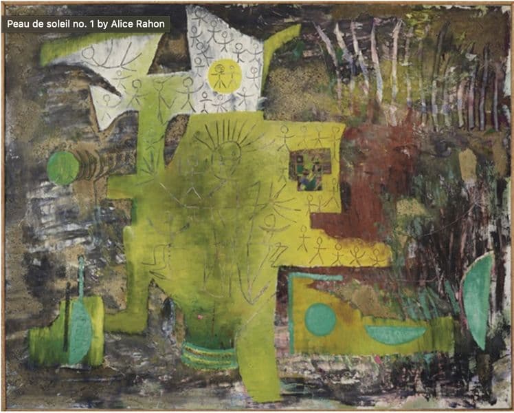 Peau de soleil no. 1 — Alice Rahon