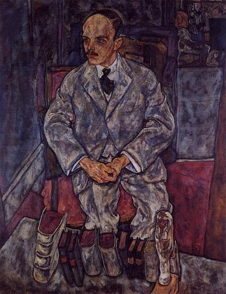 The Art Dealer Guido Arnot — Egon Schiele