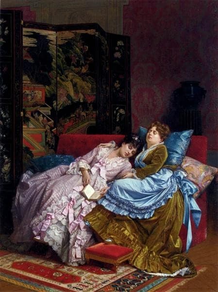 An Afternoon Idyll — Auguste Toulmouche