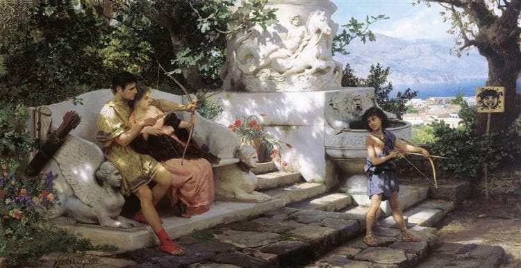 A Dangerous Game — Henryk Siemiradzki