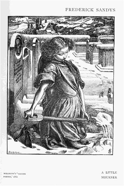The Sixties (A little Mourner) — Frederick Sandys