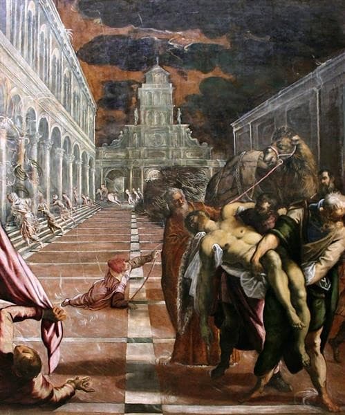 Recovery of the corpse of St. Mark — Tintoretto