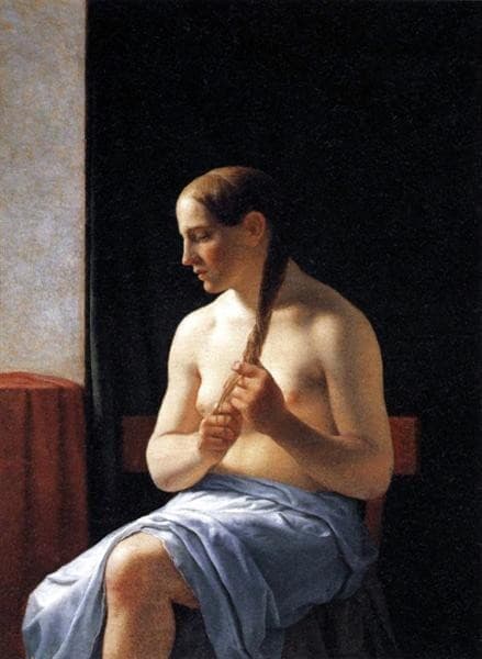 Seated Nude Model — Christoffer Wilhelm Eckersberg