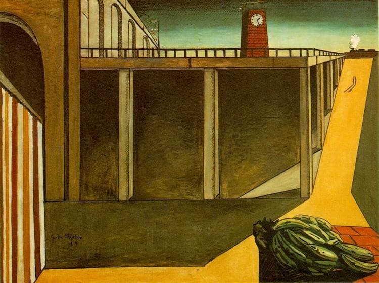 Gare Montparnasse (The Melancholy of Departure) — Giorgio de Chirico