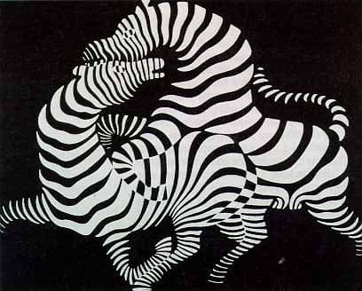 Zebra — Vasarely Victor