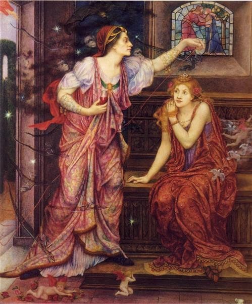 Queen Eleanor and Fair Rosamund — Evelyn De Morgan