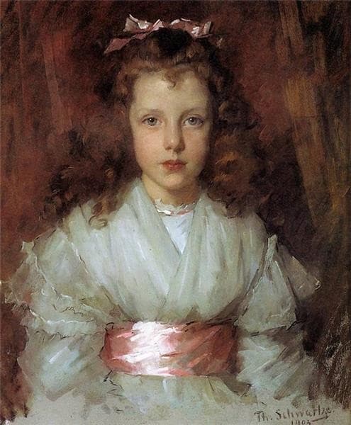 Portrait of Geradine Marguerite Van Hardenbroek — Thérèse Schwartze