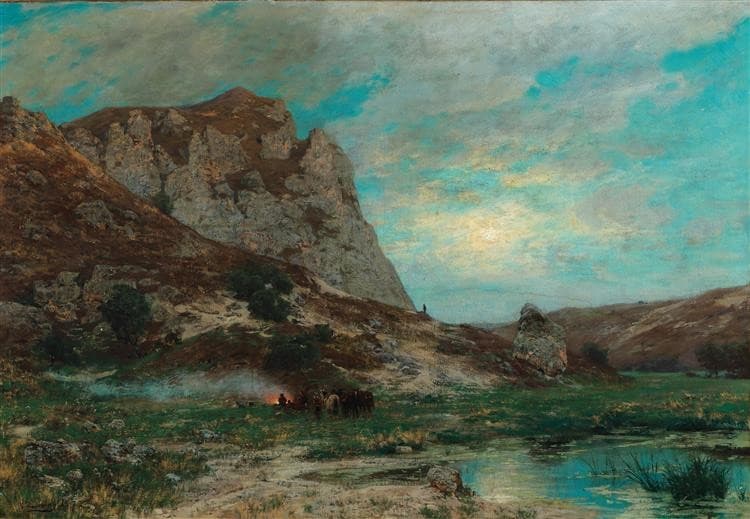 Soldiers At Rest — Karl Lessing