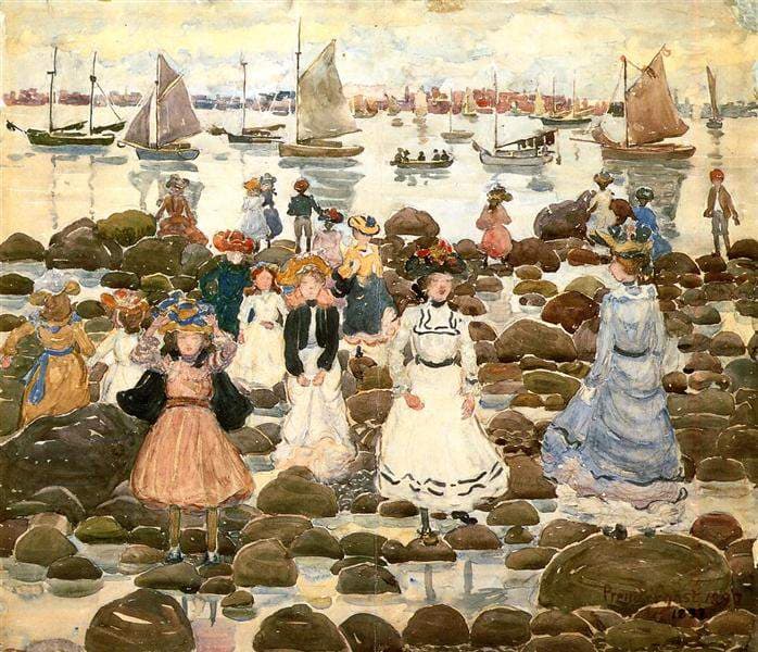 Low Tide, Beachmont — Maurice Prendergast