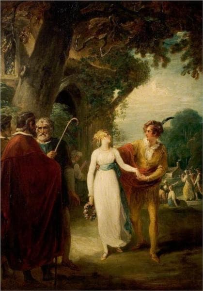 'A Winter's Tale', Act IV, Scene 3, the Shepherd's Cot — William Hamilton