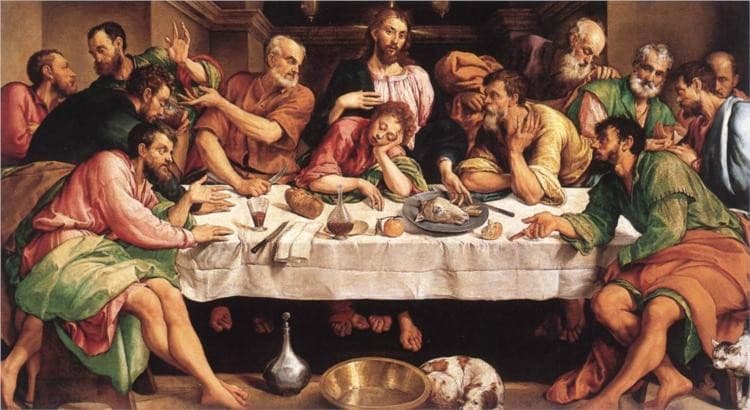 The Last Supper — Jacopo Bassano