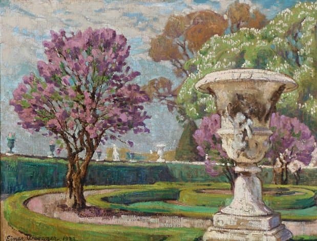 View from the Garden of Versailles — Lili Elbe