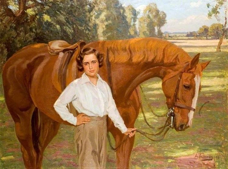 Señorita Juanita Díaz and 'Jasmine' — Algernon Talmage