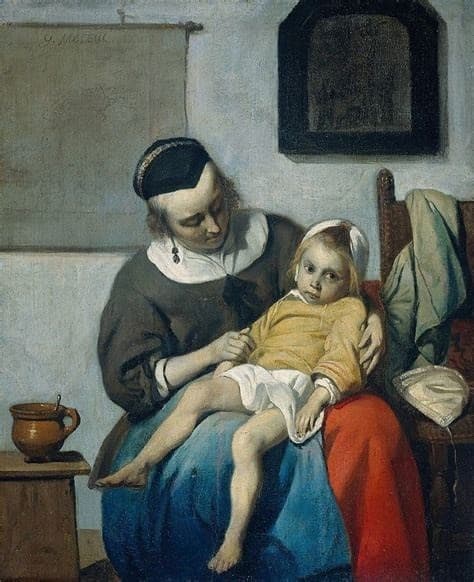 The Sick Child — Gabriël Metsu