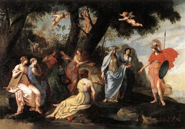 Minerva with the Muses — Stella Jacques