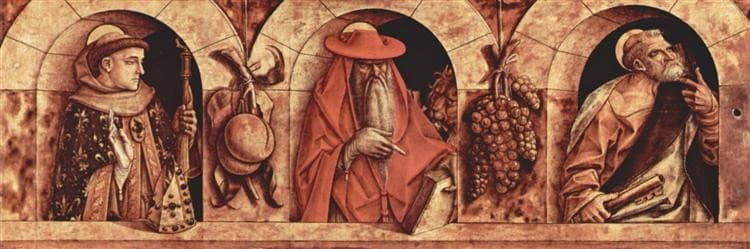 Saint Louis of Toulouse Saint Jerome Saint Peter and — Carlo Crivelli