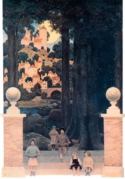 The Sugar-plum Tree — Maxfield Parrish
