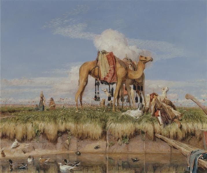 On the Banks of the Nile, Upper Egypt — John Frederick Lewis