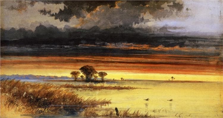 Sunset on the Jersey Flats — James Hamilton