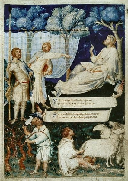 Petrarch's Virgil (title page) — Simone Martini