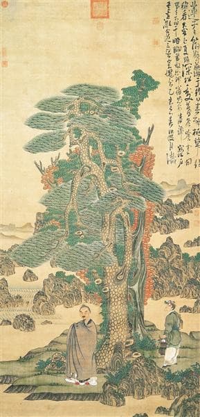 Self-portrait — Chen Hongshou