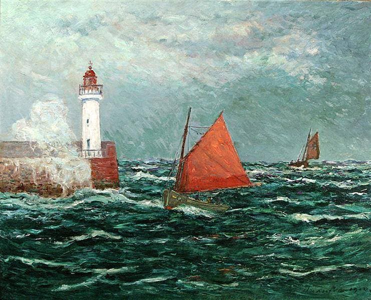 Back to Fishing boats in Belle-Isle-en-Mer — Maxime Maufra