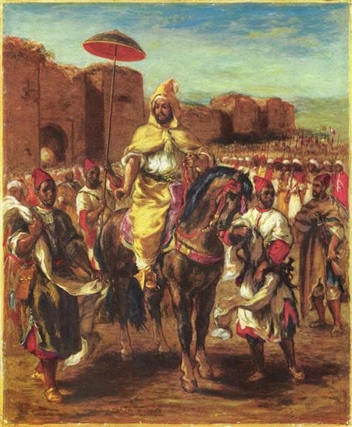 Portrait of the Sultan of Morocco — Eugène Delacroix
